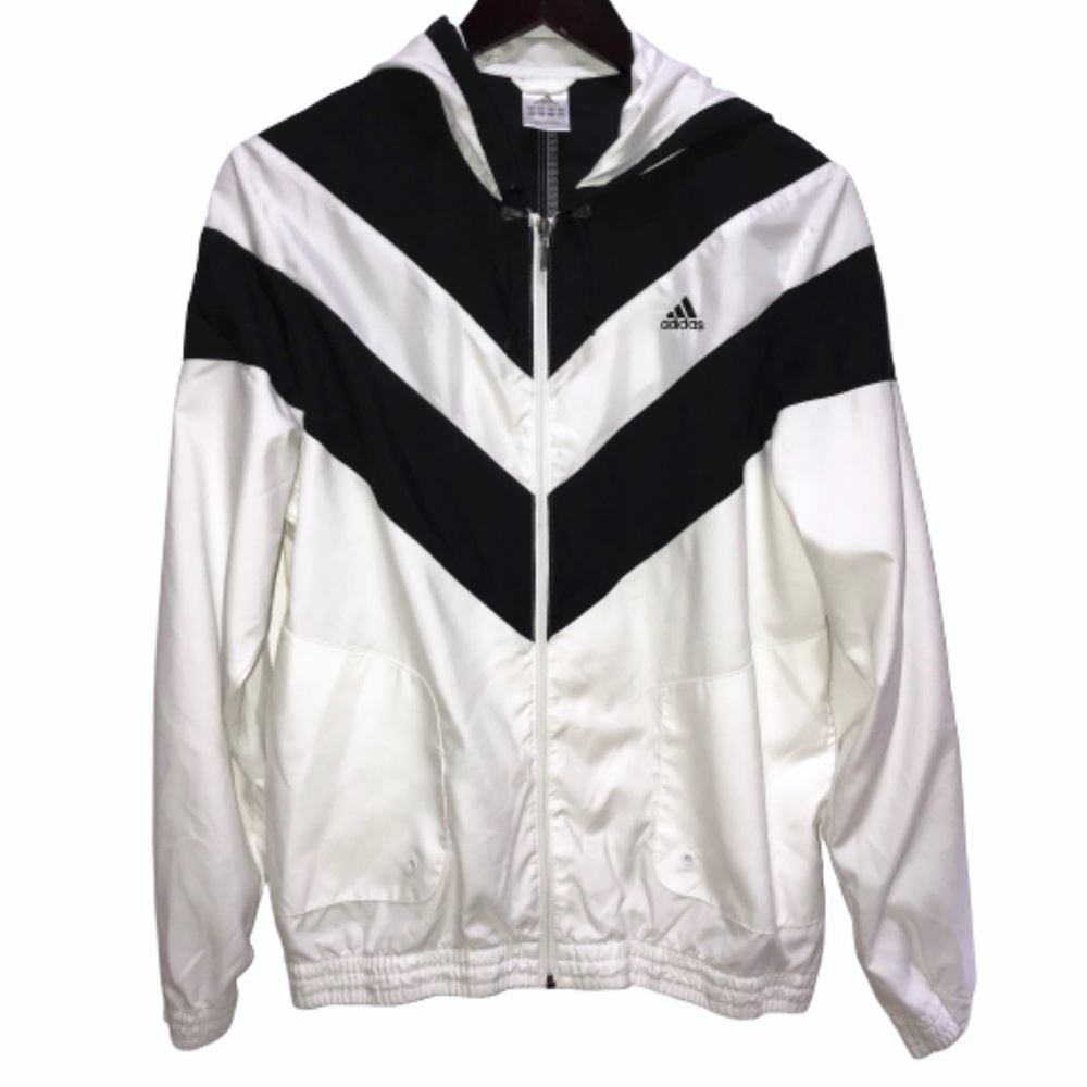 Adidas || Zip-up windbreaker jacket